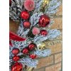 Věnec vánoční - Červená mašle