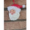 Ozdoba vánoční - Santa hlava I
