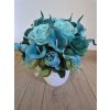 Květinová dekorace - modrá