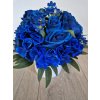 Květinová dekorace - Tmavě modrá