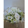Květinová dekorace - Bílá