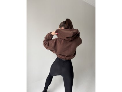 Mikina Hottie Oversize Choco, Grey, Black