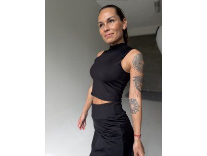 Top NECK Black