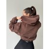 Mikina Hottie Oversize Choco, Grey, Black