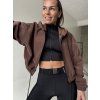 Mikina Hottie Oversize Choco