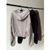 Mikina Hottie Oversize Choco