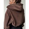 Mikina Hottie Oversize Choco