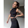 Top NECK Black