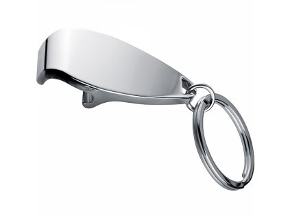 Kovový otvírák na klíče - lesklý