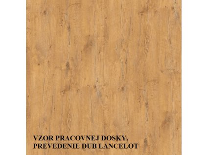 Horná skrinka, dub lancelot/biela extra vysoký lesk HG, VEGA 40 G-72 1F