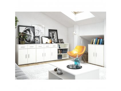 Komoda, biela, RESITA TYP 3