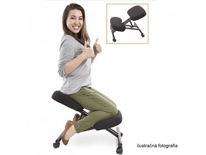 Ergonomická kľakačka, ružová/buk, GROCO