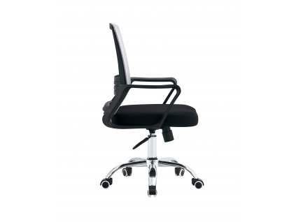 Kancelárska stolička, sieťovina sivohnedá TAUPE/látka čierna, APOLO 2 NEW