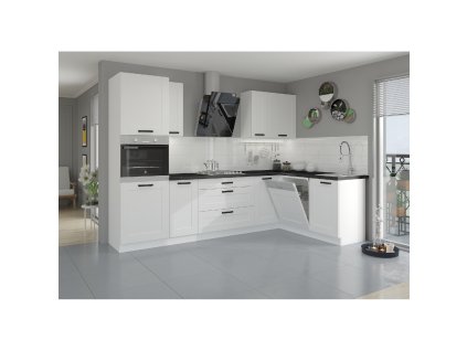 Vysoká skrinka na vstavanú rúru, biela, LULA 60 DP-210 2F