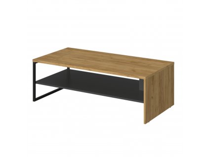 Konferenčný stolík 120, dub craf zlatý/antracit, SANTANA