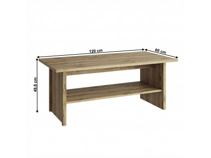 Konferenčný stolík 120, dub navarra, DORSI