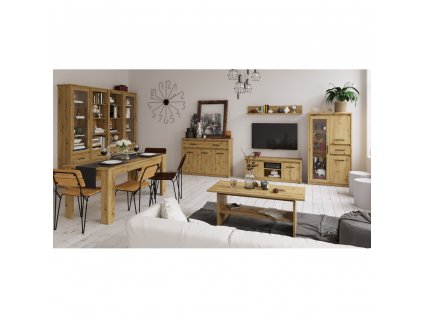 Konferenčný stolík 120, dub artisan, AIRON