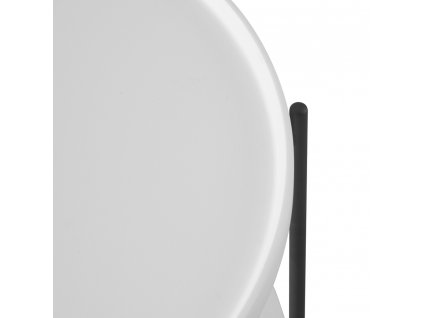 Konferenčný stolík, biela/čierna, LAPIS