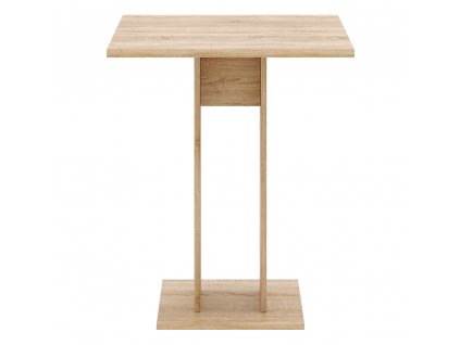 Jedálenský stôl, dub sonoma, 67,5x67,5 cm, EVERET