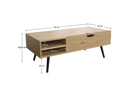 aralyn konf stolik dub o koty