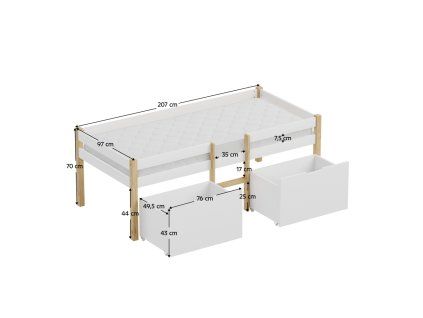 juna postel biela d k