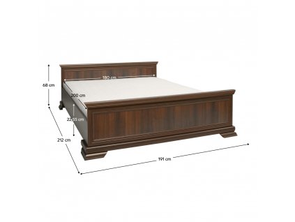 Posteľ 180x200, samoa king, KORA KLS2