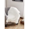 Umelá kožušina, biela, 60x90, EBONY TYP 1