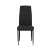 Stolička, tmavosivá látka/čierny kov, COLETA NOVA
