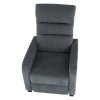 Relaxačné kreslo, sivá, TURNER