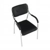 Stohovateľná stolička, čierna, ILHAM