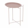 Príručný stolík s odnímateľnou táckou, nude ružová, RENDER