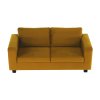 Celočalúnená pohovka, 3-sed, horčicová látka, LUANA