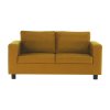 Celočalúnená pohovka, 3-sed, horčicová látka, LUANA