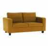 Celočalúnená pohovka, 3 sed, horčicová látka, LUANA