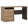 PC stôl, univerzálny (Ľ P), dub shetland, SHELDON TYP 80
