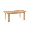 Rozkladací jedálenský stôl, dub apalačský, 160 200x90 cm, PUSAN S 2