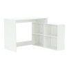 PC stôl, biela, univerzálny, KORNER 2 NEW