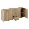 Kombinovaná komoda, dub sonoma, HUGOS 180