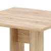 Jedálenský stôl, dub sonoma, 67,5x67,5 cm, EVERET