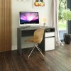 PC stôl, grafit/biela, BILI NEW