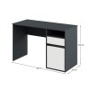 PC stôl, grafit/biela, BILI NEW