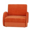 Rozkladacie kreslo, oranžová, MILI 1
