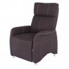 Polohovacie kreslo, látka čokoládová, FOREST