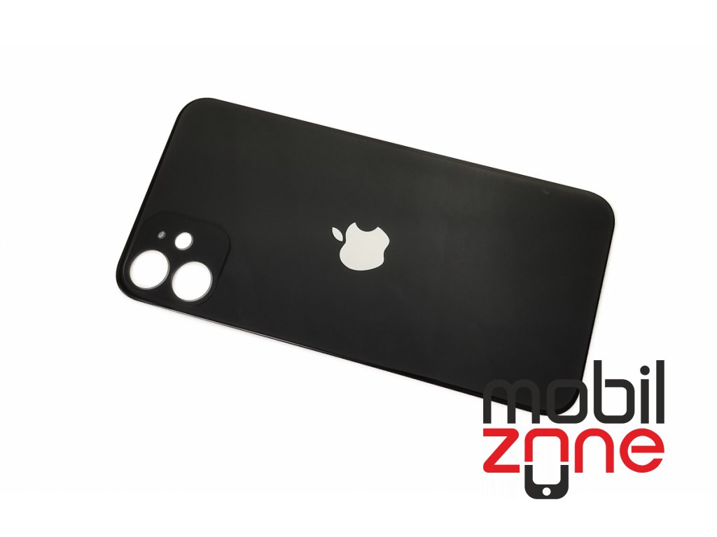 Kryt baterie Apple iPhone 11 včetně středního rámu a sklíčka kamery černý SWAP