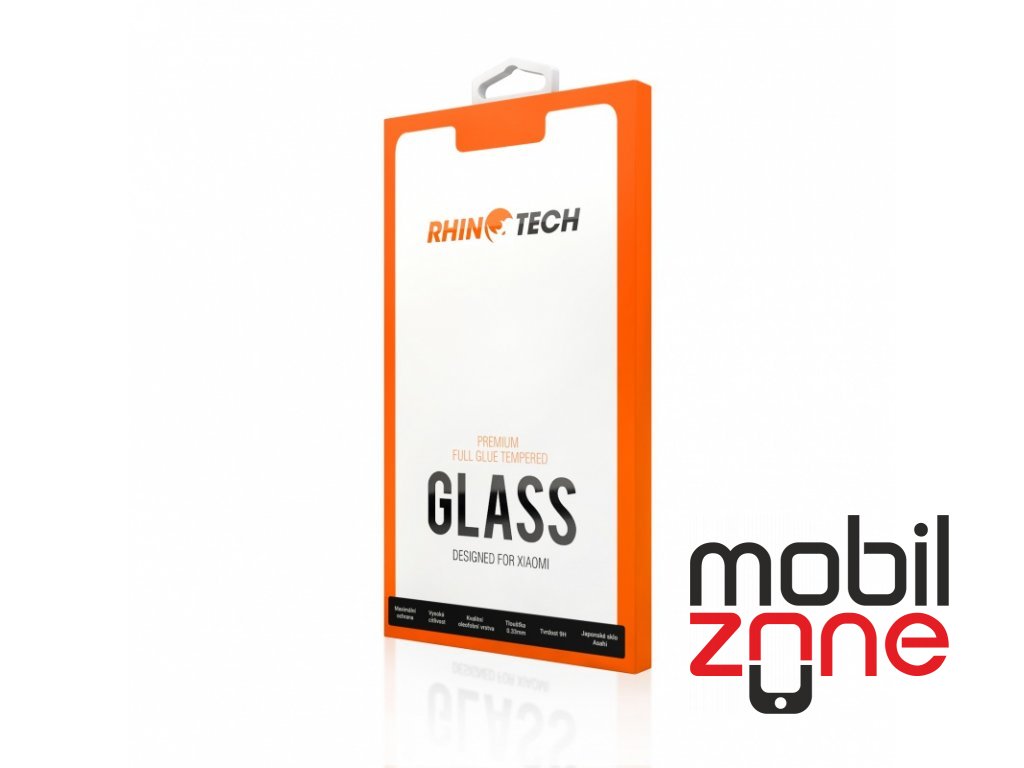 RhinoTech 2 tvrzené ochranné 2.5D sklo pro Samsung A90 (Full Glue) black
