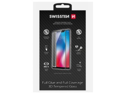 SWISSTEN glass for Huawei P20 Lite černé