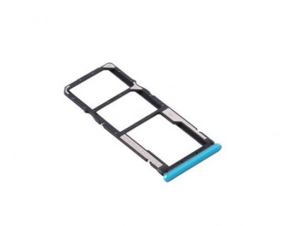Držák SIM karty + paměťové karty Xiaomi Redmi 9T modrý