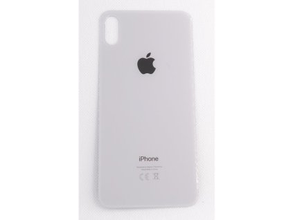 Náhradní zadní sklo Big Hole White pro Apple iPhone XS Max