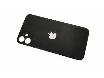 Kryt baterie Apple iPhone 11 včetně středního rámu a sklíčka kamery černý SWAP