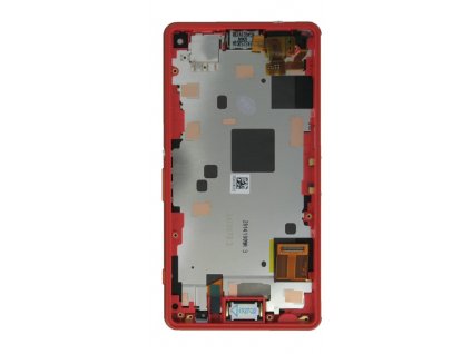 LCD display + sklíčko LCD + dotyková plocha Sony Xperia Z3 Compact cervené SWAP